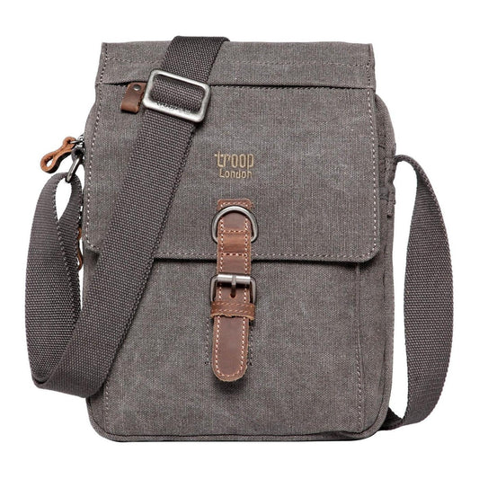 CLASSIC CANVAS ACROSS BODY BAG - TRP0211 - BLACK - RUTHERFORD & Co