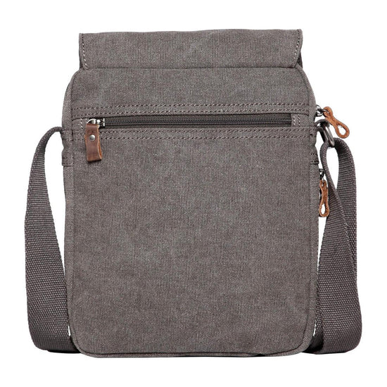 CLASSIC CANVAS ACROSS BODY BAG - TRP0211 - BLACK - RUTHERFORD & Co