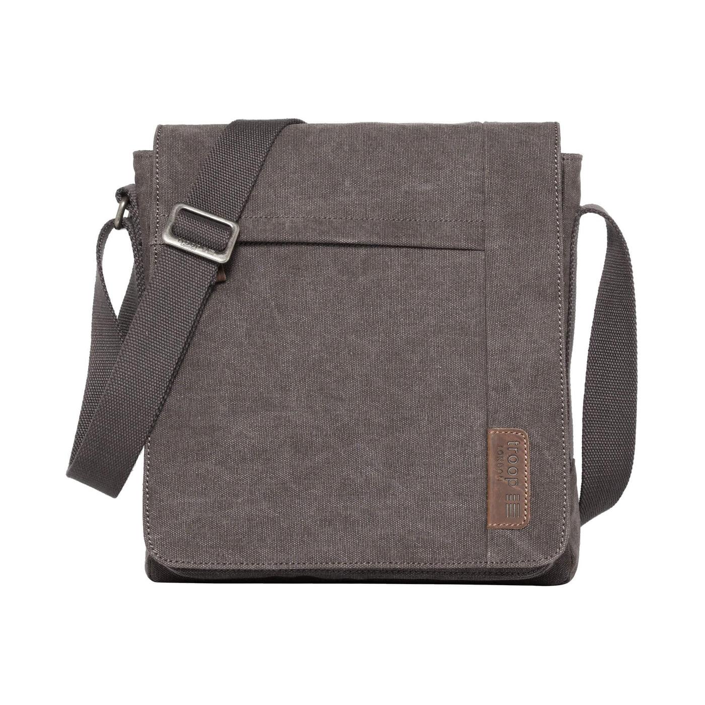 CLASSIC CANVAS ACROSS BODY BAG - TRP0219 - BLACK - RUTHERFORD & Co