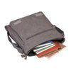 CLASSIC CANVAS ACROSS BODY BAG - TRP0219 - BLACK - RUTHERFORD & Co