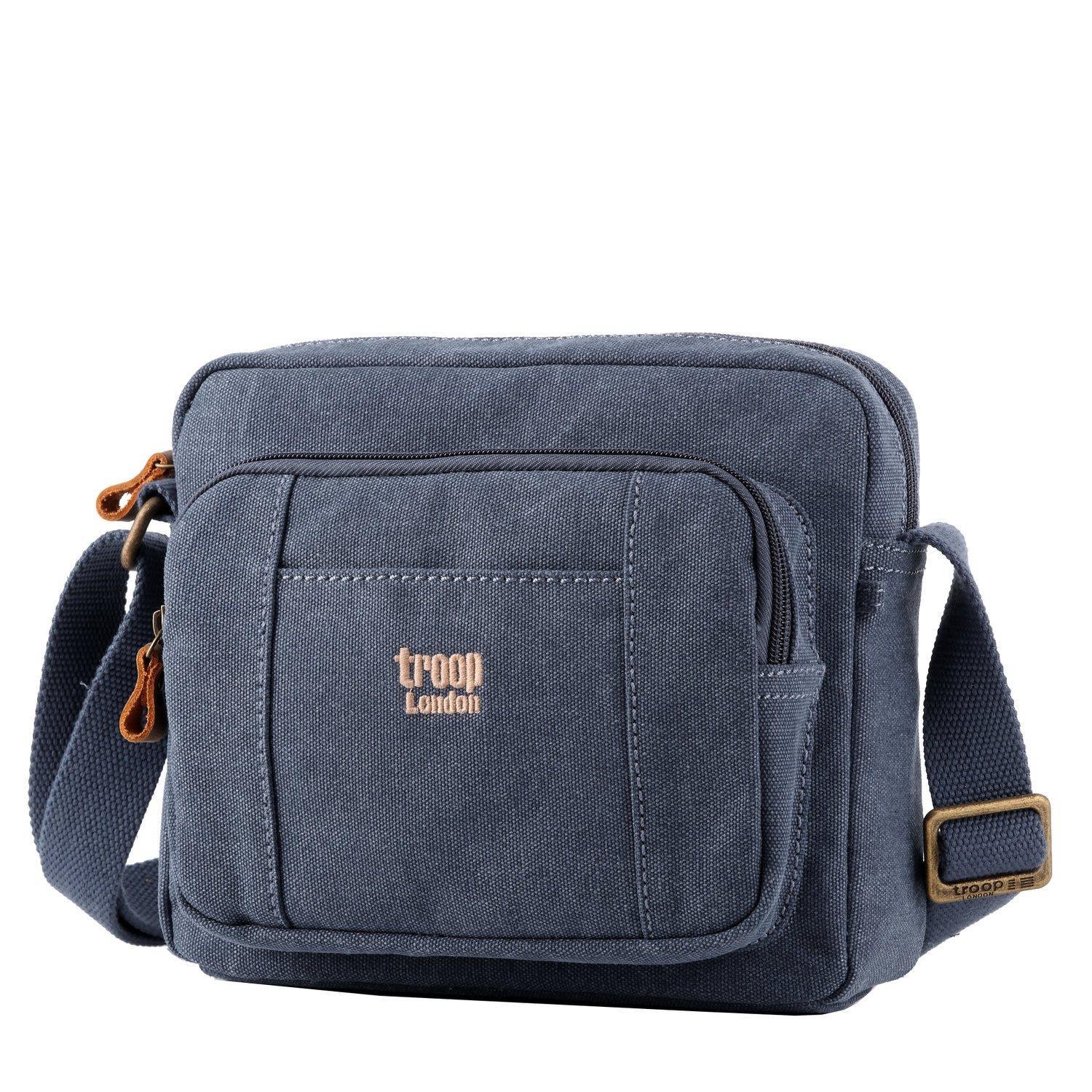 Lightweight Canvas Crossbody Bag | TRP0235 Blue