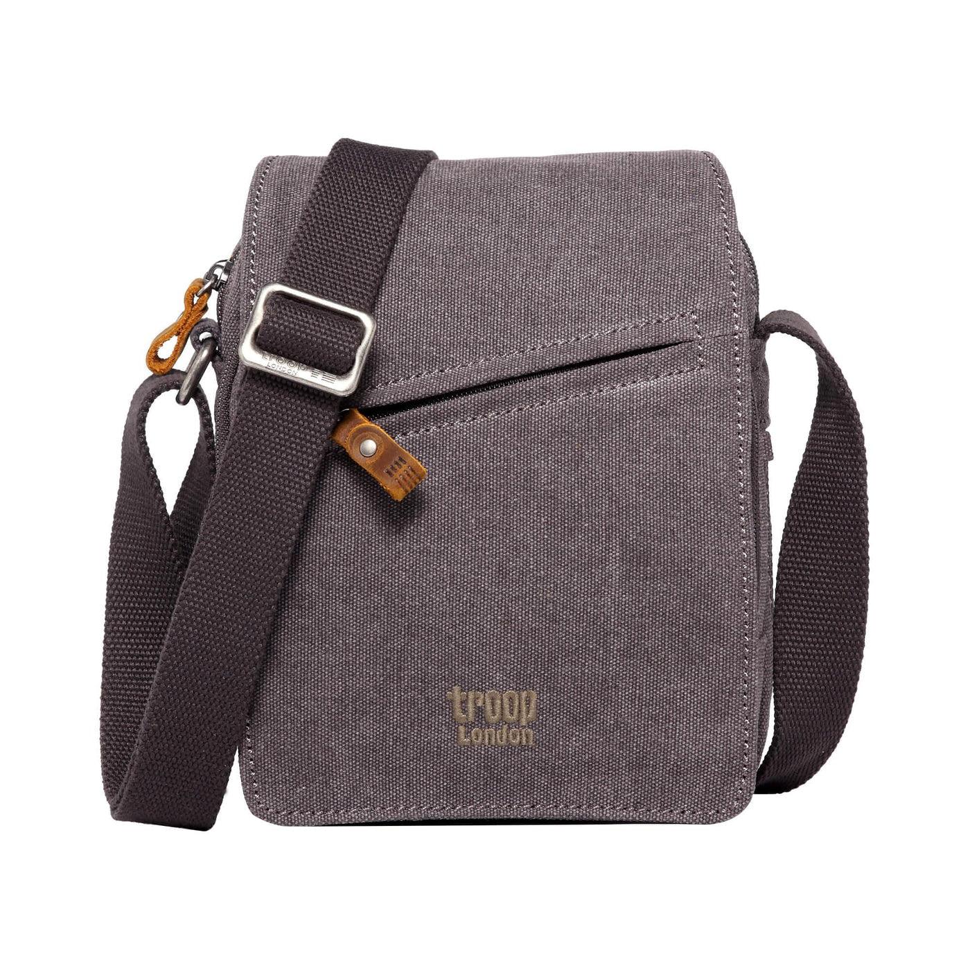 CLASSIC CANVAS ACROSS BODY BAG - TRP0239 - BLACK - RUTHERFORD & Co