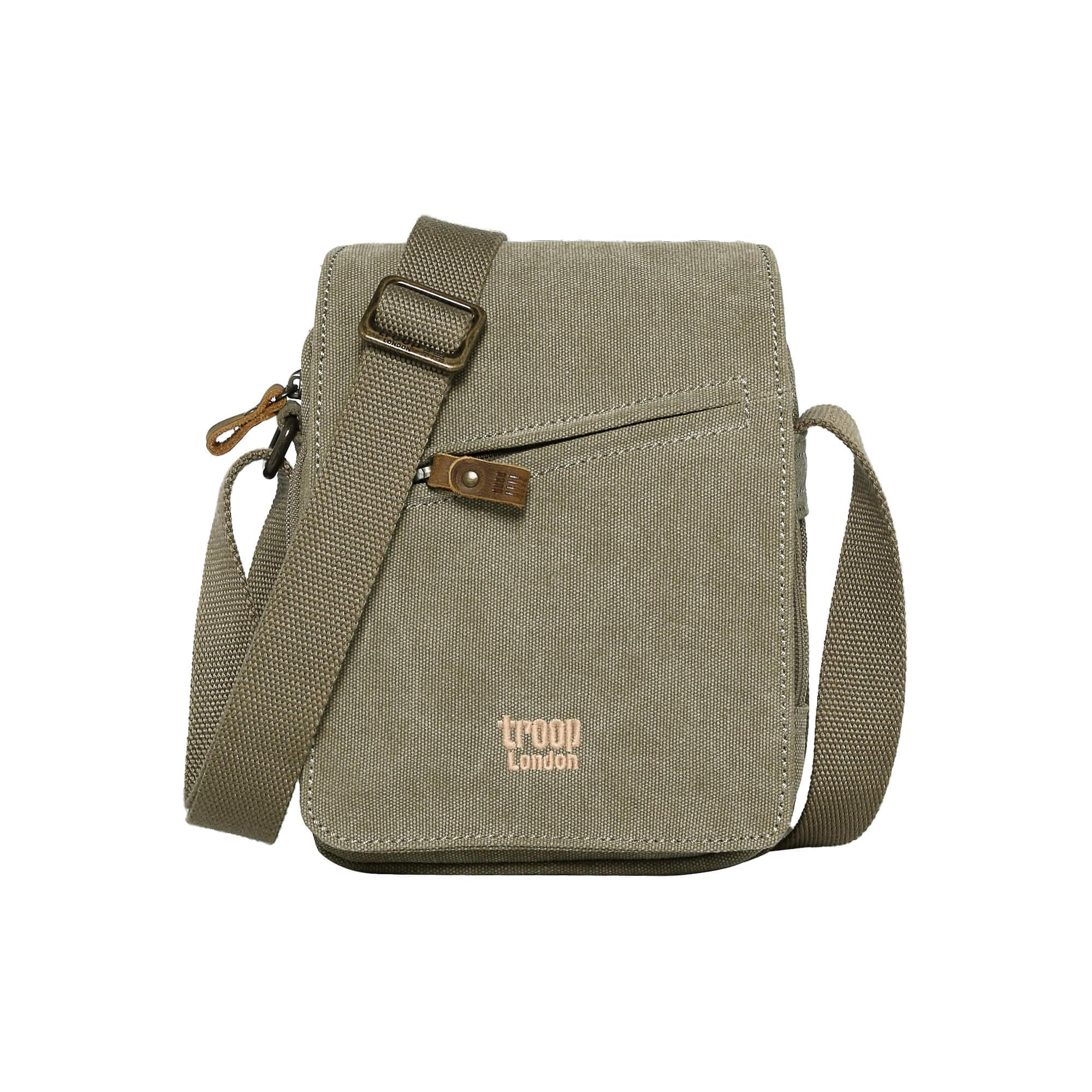 Canvas Flap Crossbody Bag | TRP0239 Khaki