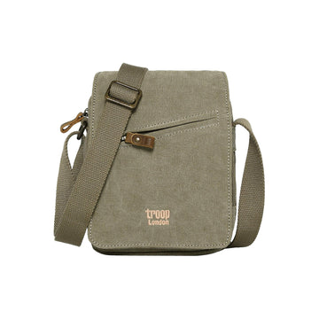 Canvas Flap Crossbody Bag | TRP0239 Khaki