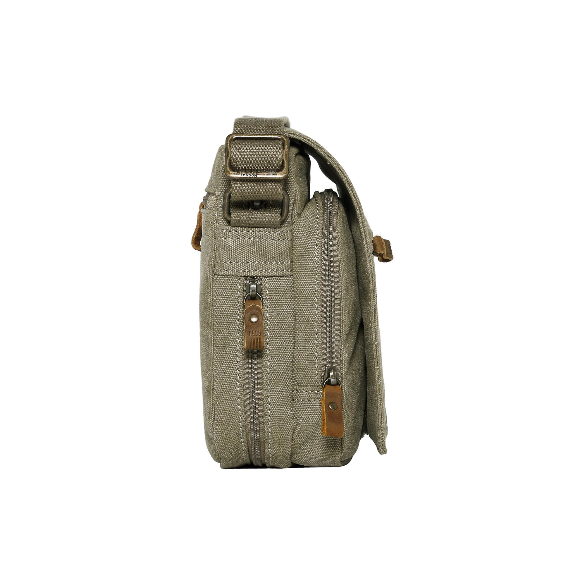 Canvas Flap Crossbody Bag | TRP0239 Khaki