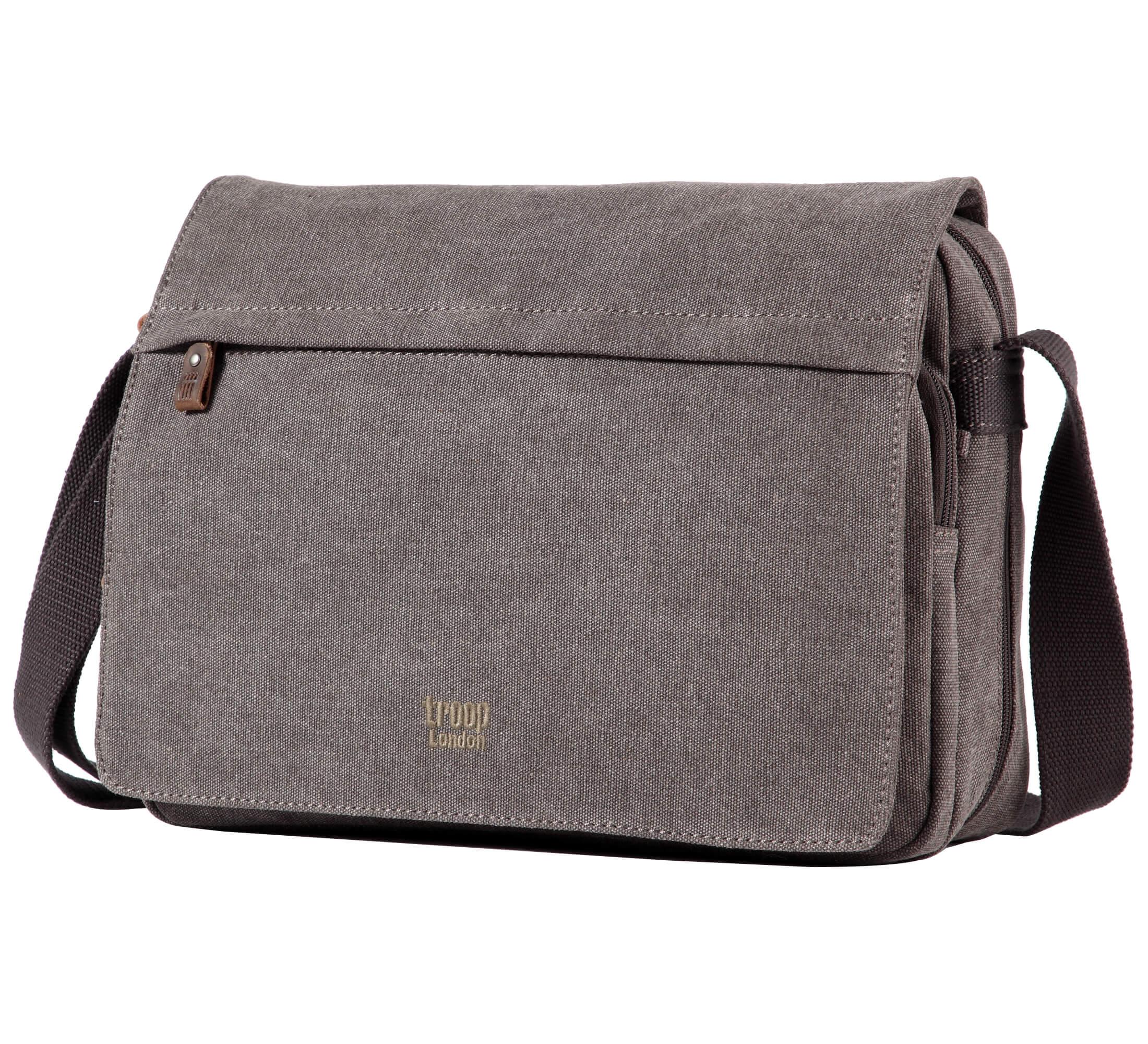 Classic Canvas Messenger Bag | TRP0241 Charcoal