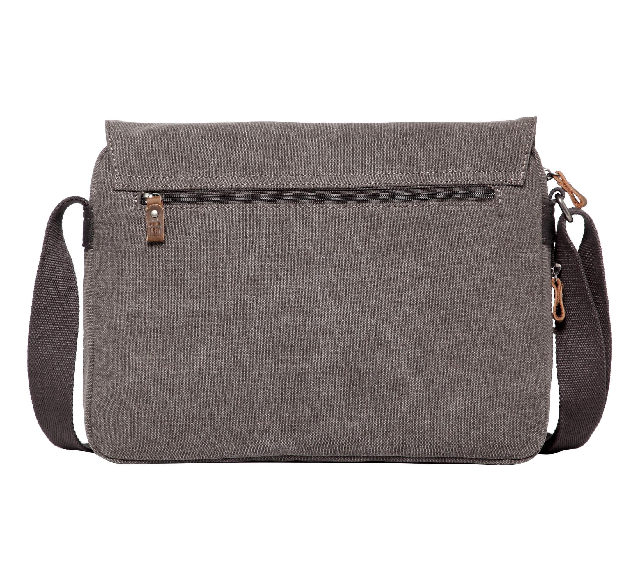 Classic Canvas Messenger Bag | TRP0241 Charcoal