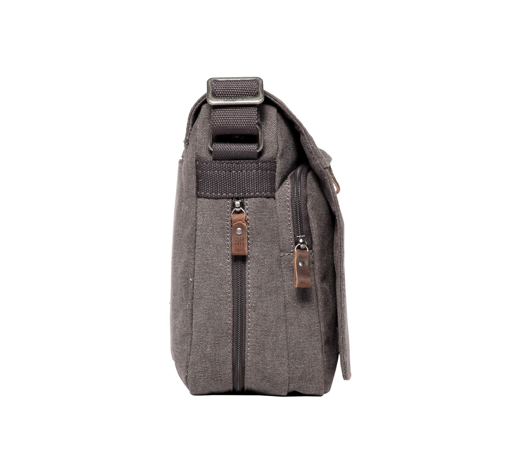 Classic Canvas Messenger Bag | TRP0241 Charcoal