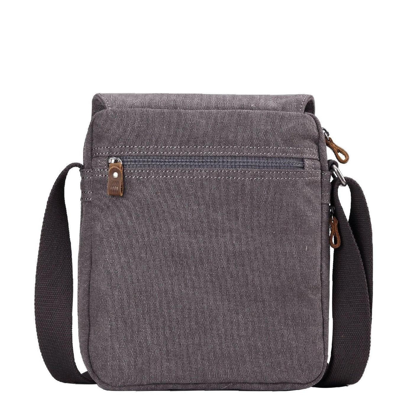 CLASSIC CANVAS ACROSS BODY BAG - TRP0242 - GREY - RUTHERFORD & Co