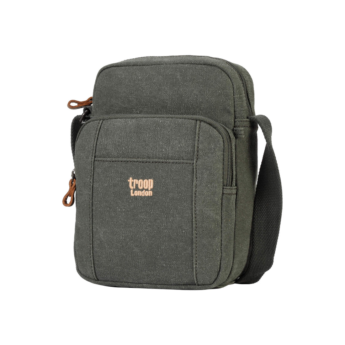 Vertical Canvas Crossbody Bag | TRP0370 Green