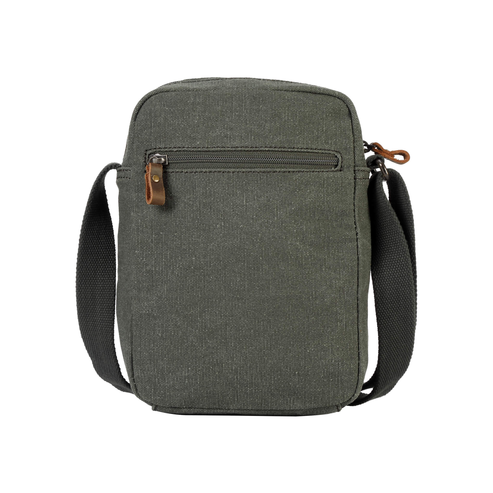 Vertical Canvas Crossbody Bag | TRP0370 Green