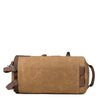 HERITAGE CANVAS TRAVEL DUFFEL BAG - CAMEL - RUTHERFORD & Co