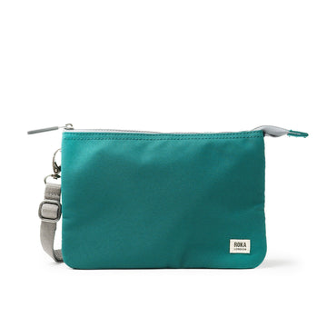 Carnaby Crossbody Bag Extra Large Recycled Canvas - Teal