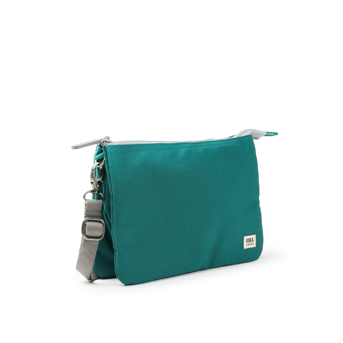 Carnaby Crossbody Bag Extra Large Recycled Canvas - Teal
