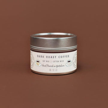 Dark Roast Coffee Small Tin Candle - RUTHERFORD & Co