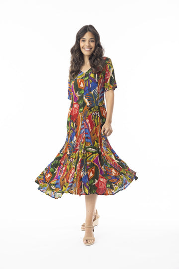 Torgua Godet Dress