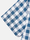 Wilson Blue Cotton Check Shirt