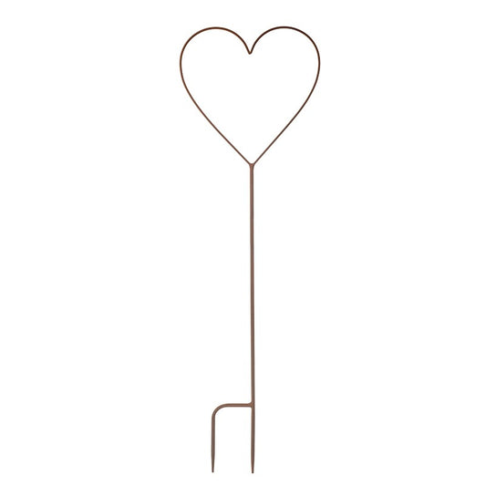 Metal Garden Heart Stake