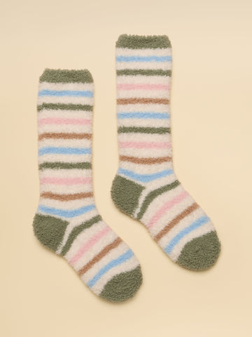 Socks - Cream Stripe