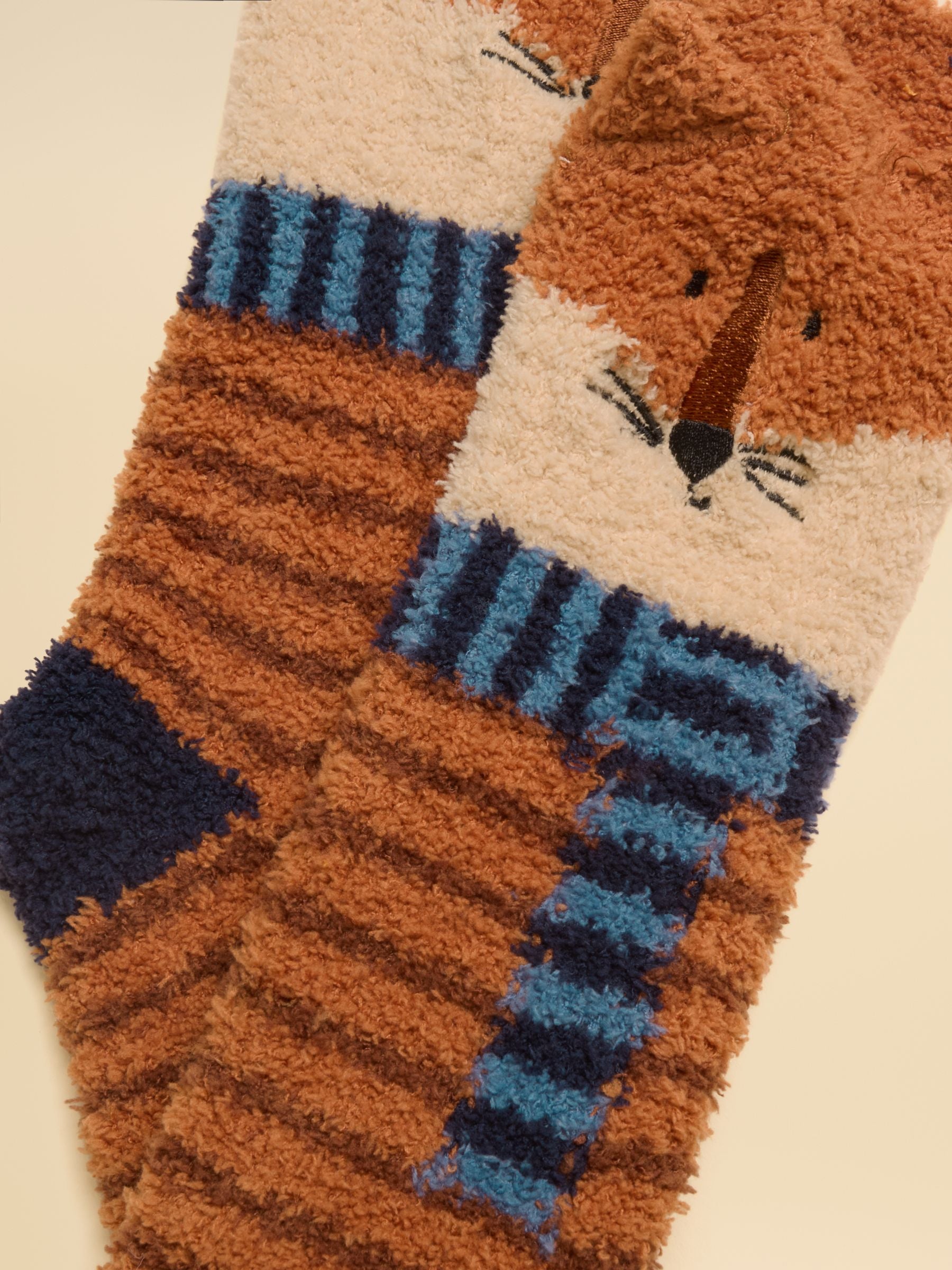 Fluffy Orange Fox Socks