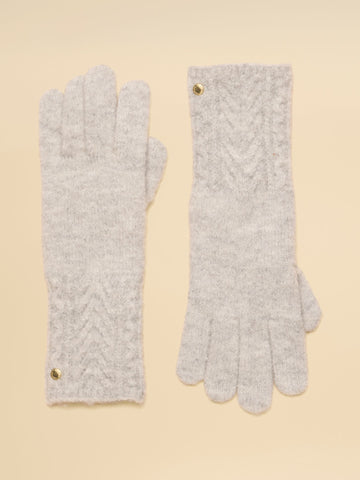 Cable Gloves - Grey
