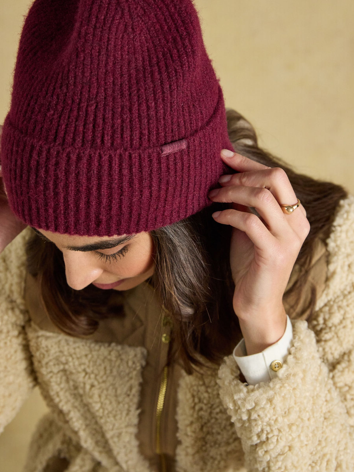 Beanie Hat - Berry Red