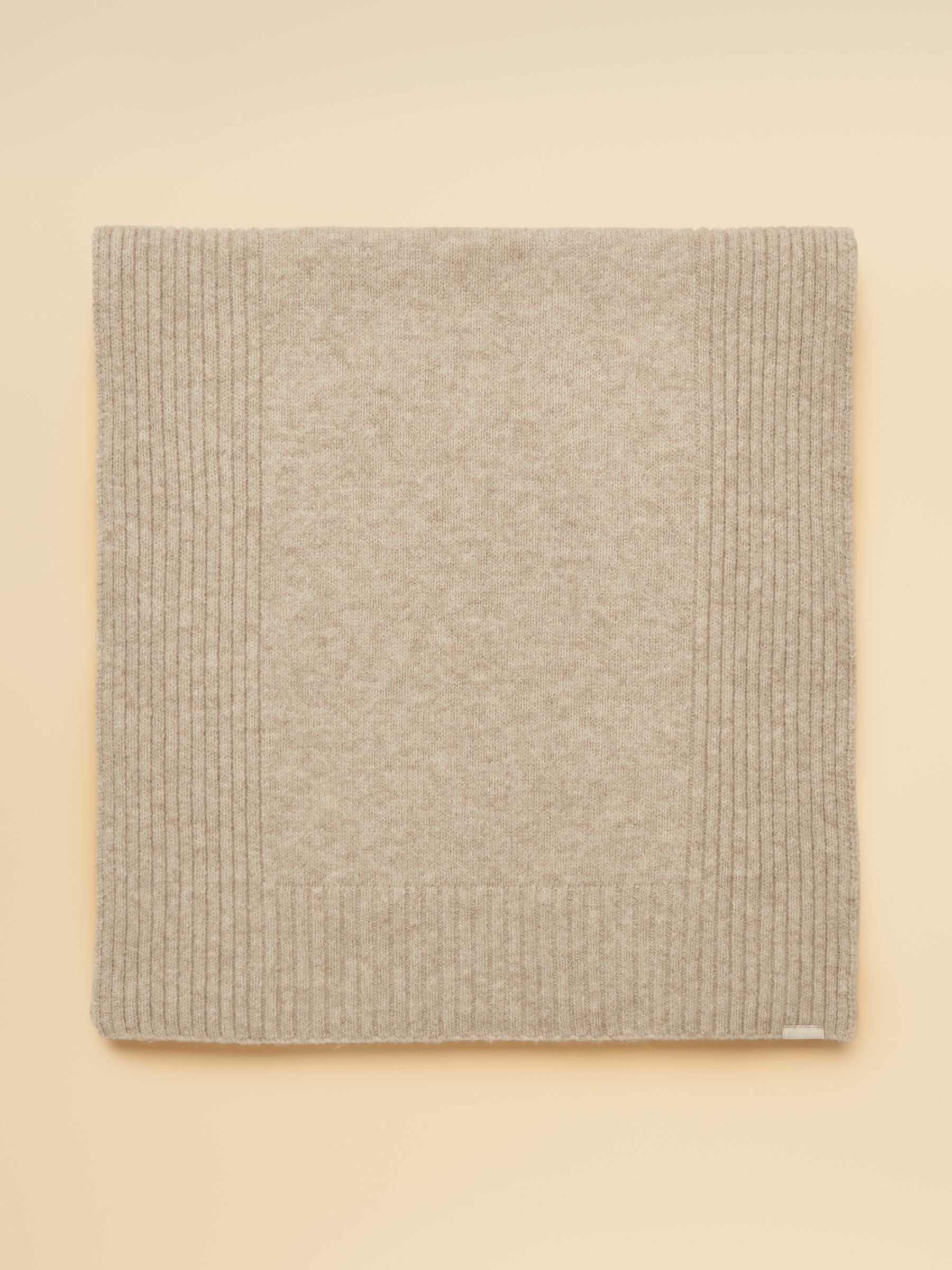 Fine Knit Oatmeal Scarf