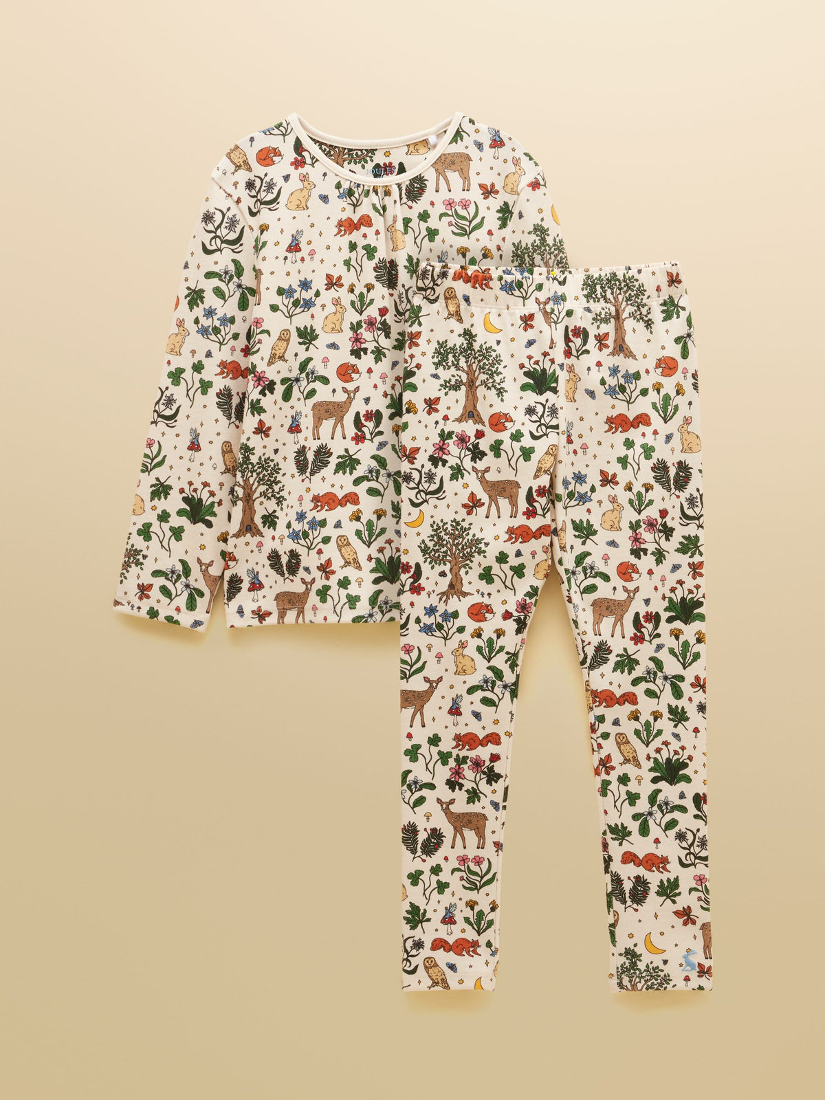 Kipwell Long Sleeve Pyjama Set – Cream