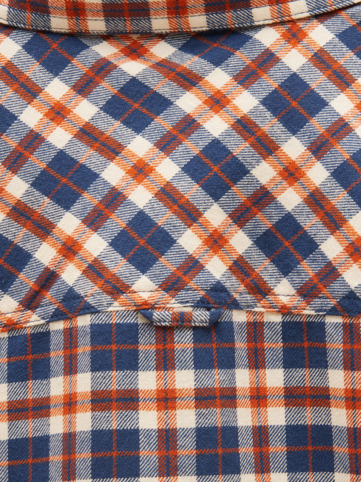 Flannel Checked Shirt - Burnt Orange