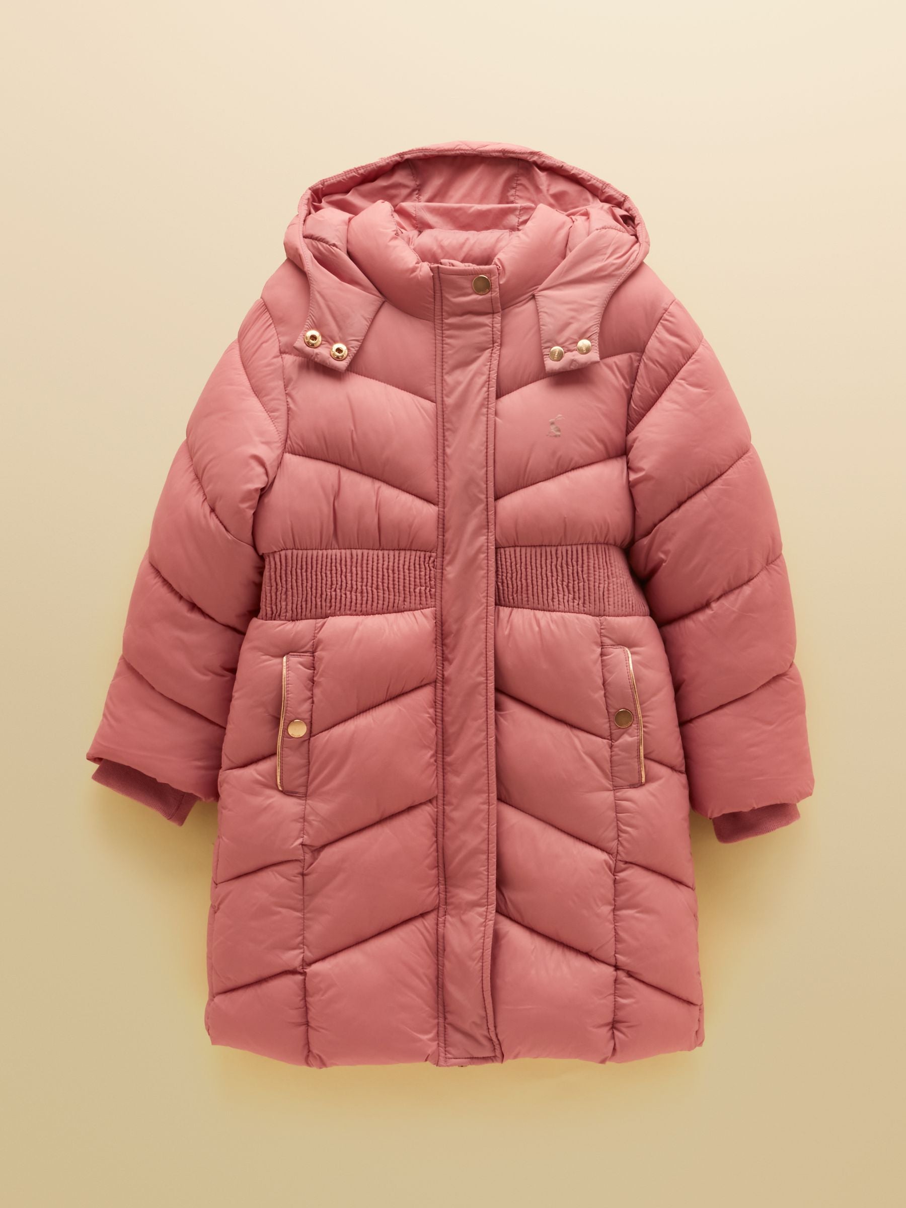 Girls' Chloe Pink Showerproof Padded Coat