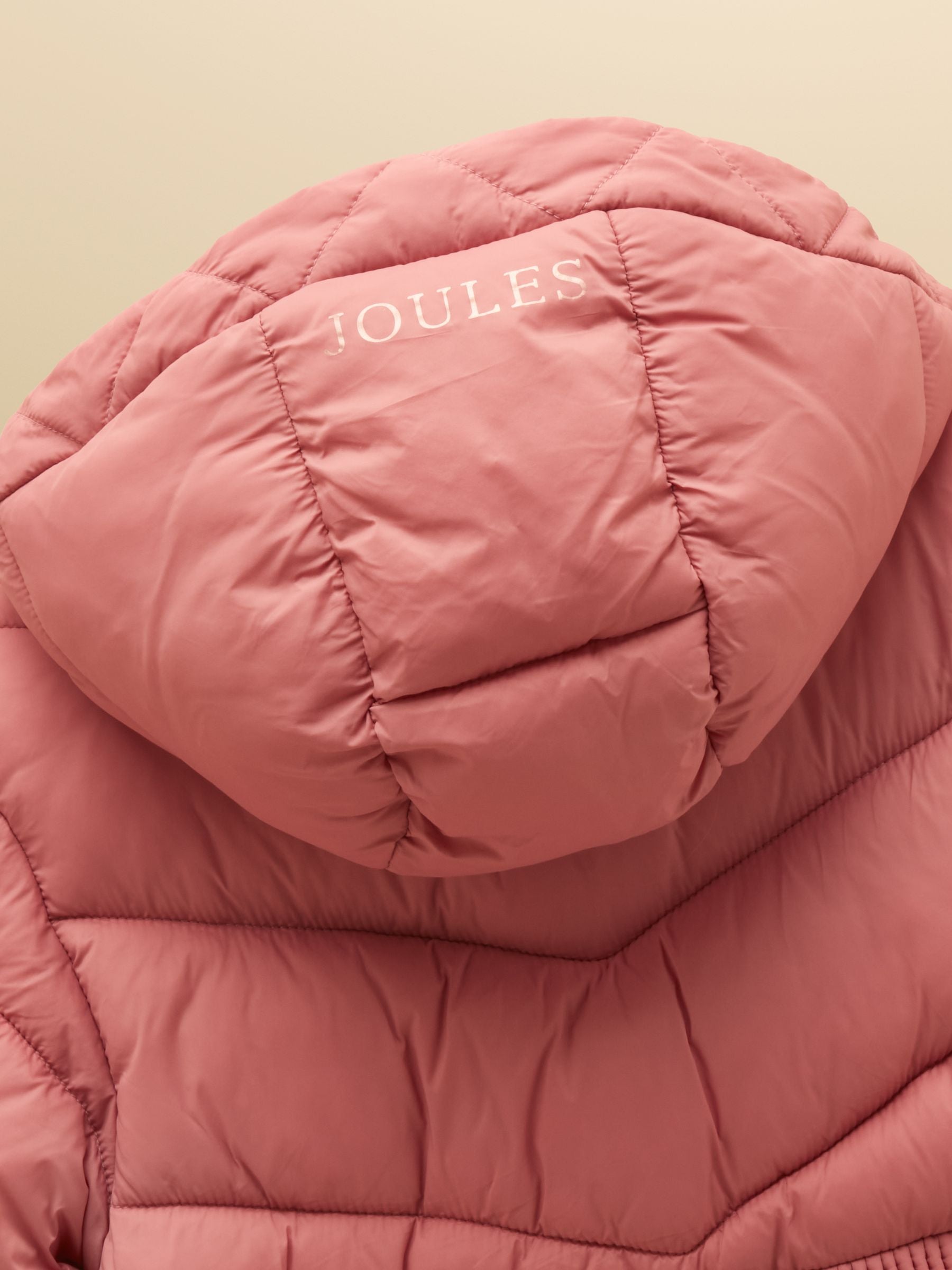 Girls' Chloe Pink Showerproof Padded Coat