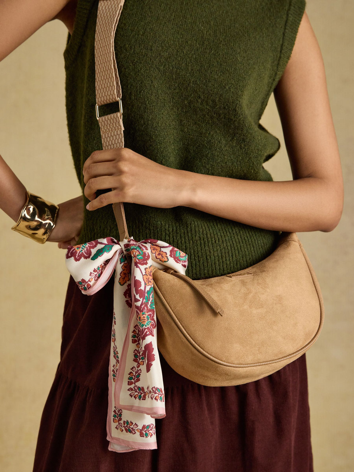 Moon Cross Body bag - Neutral
