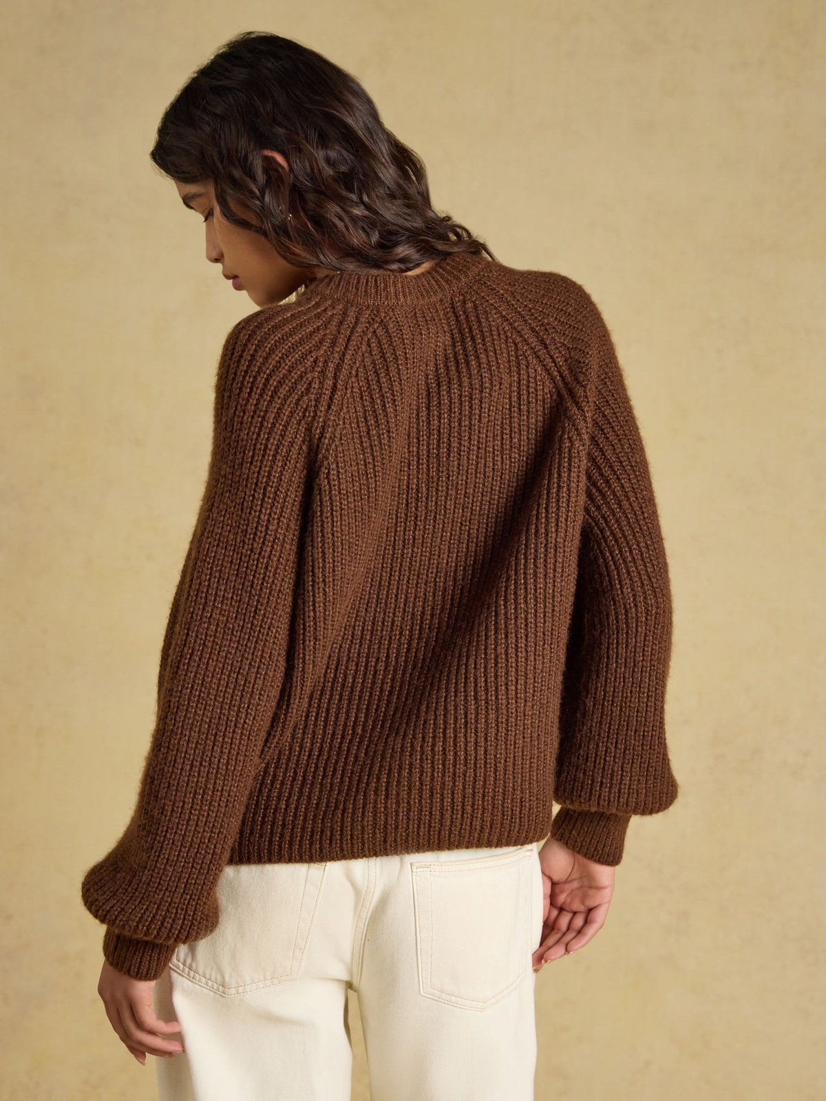 Soft Handle Cardigan - Chocolate Brown