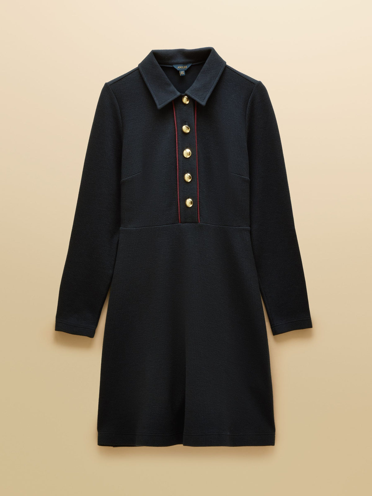 Jacquard Dress - Navy