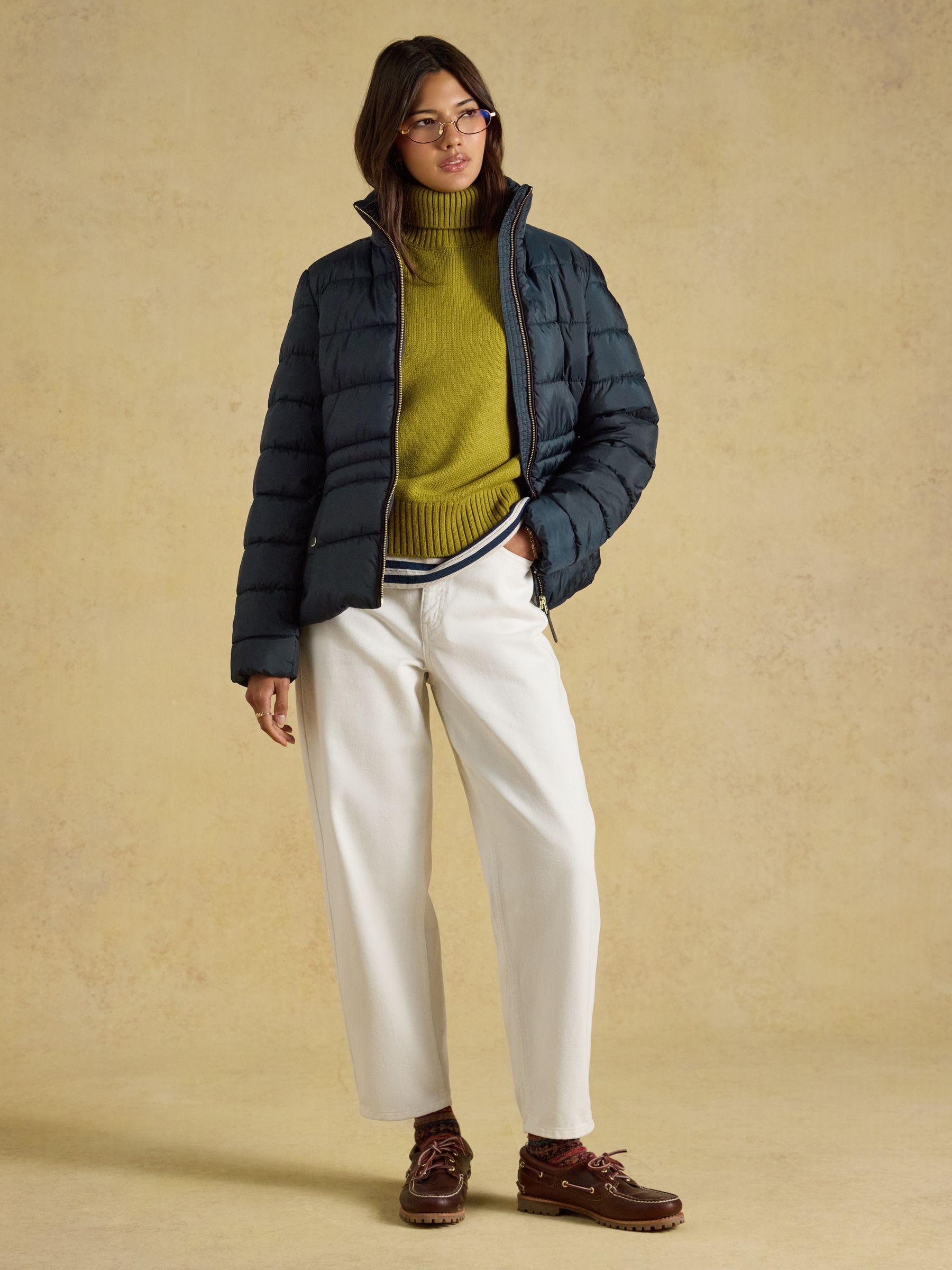 Paddock Navy Showerproof Padded Coat