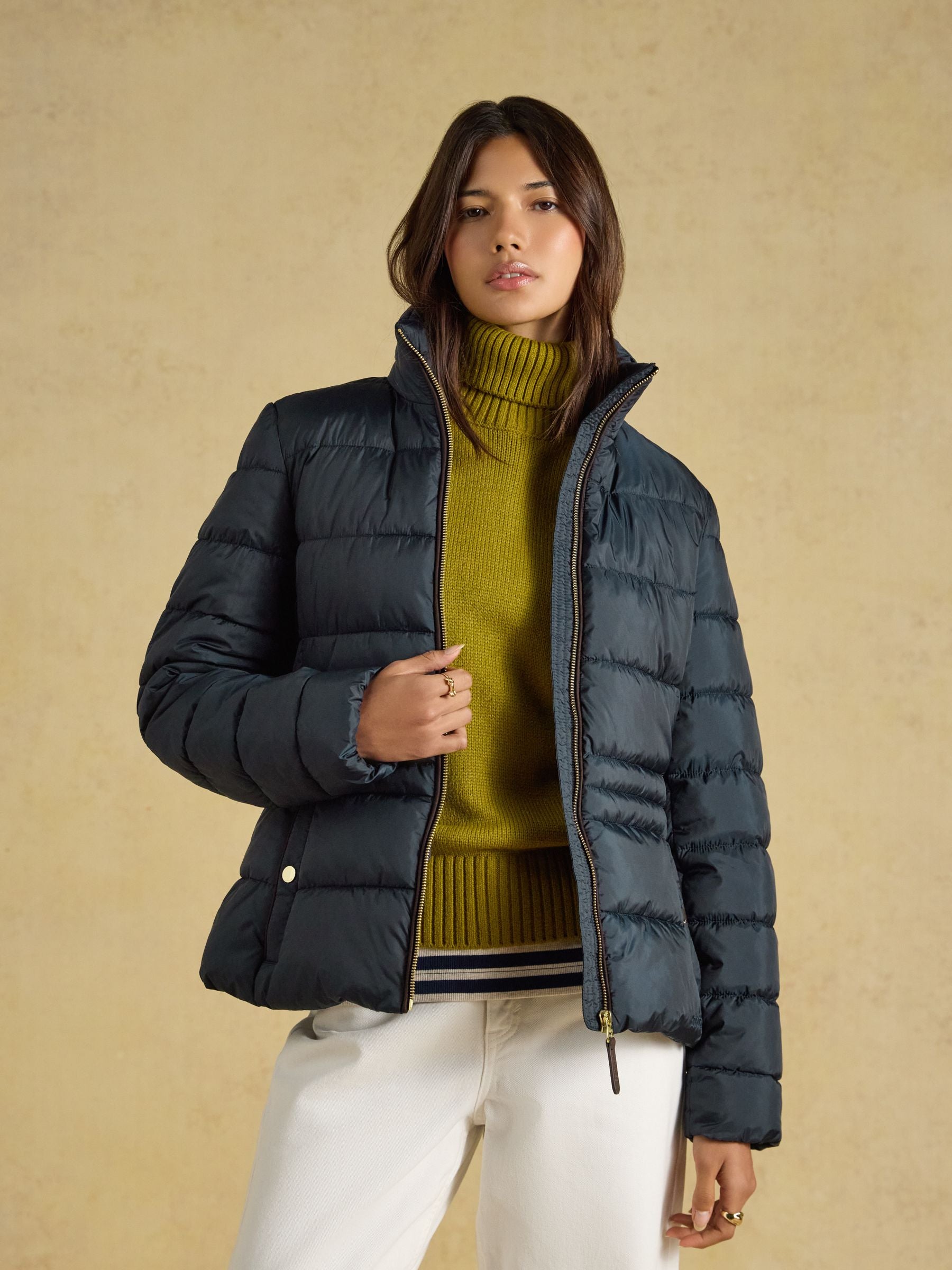 Paddock Navy Showerproof Padded Coat
