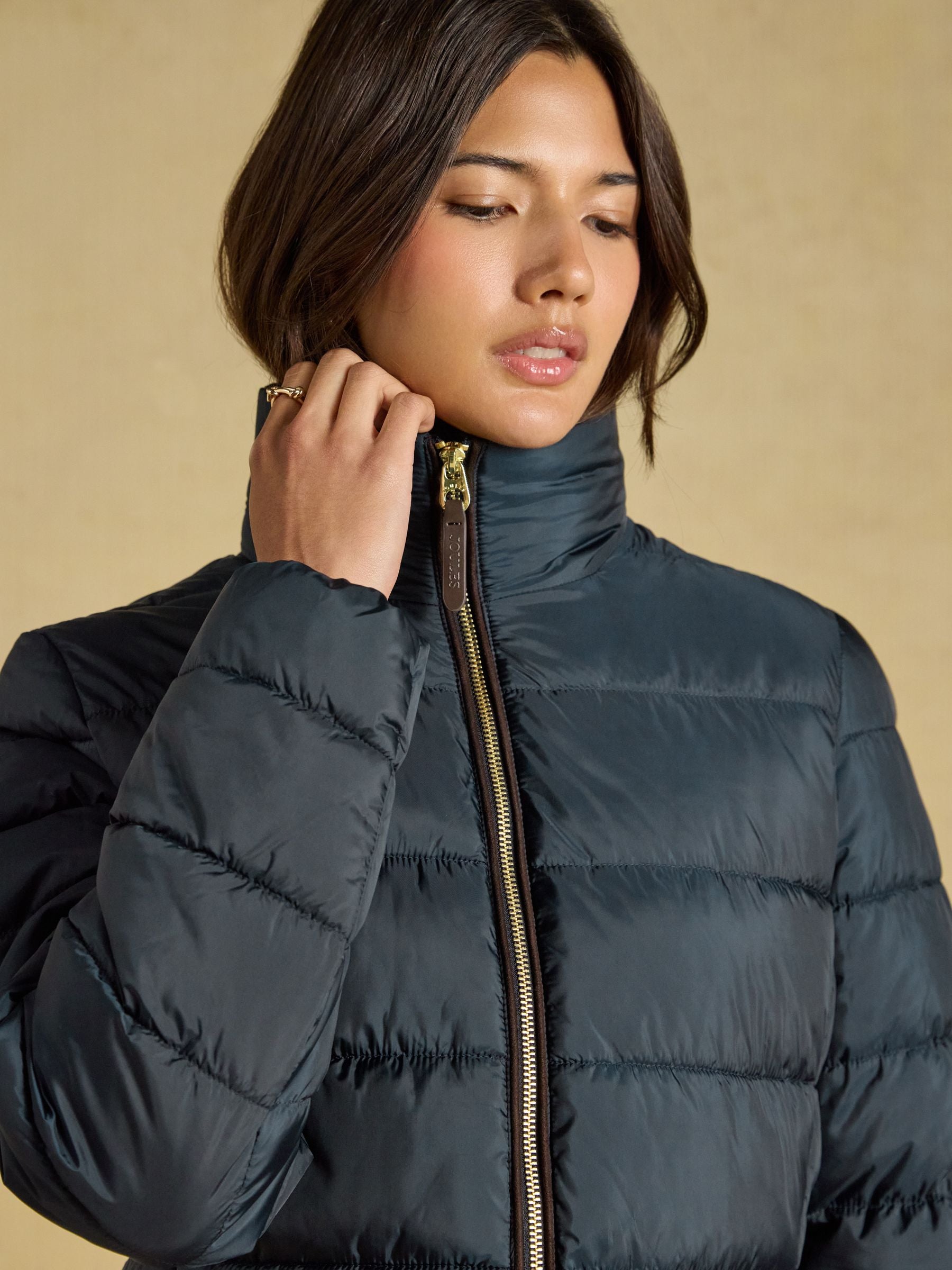 Paddock Navy Showerproof Padded Coat