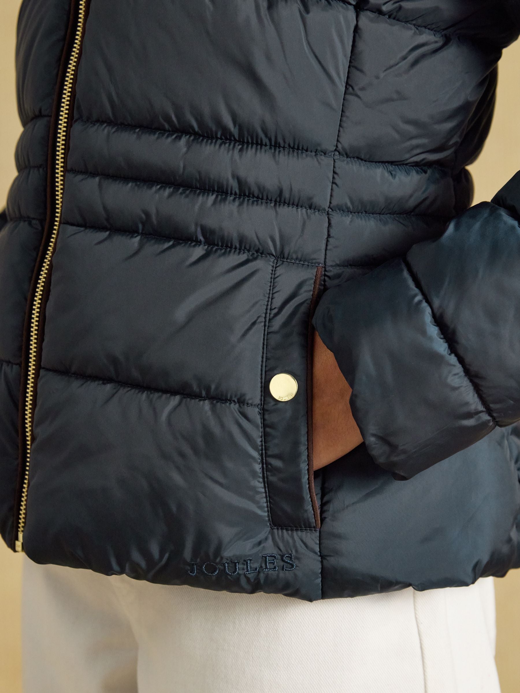 Paddock Navy Showerproof Padded Coat
