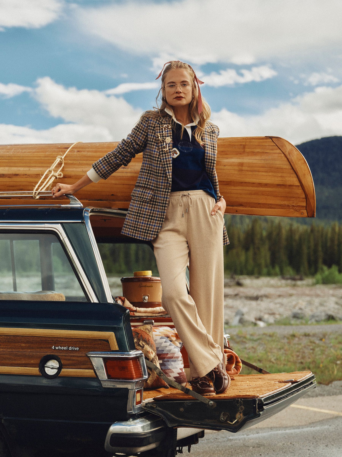Relaxed Fit Wool Rich Tweed Blazer - Pendle Tweed