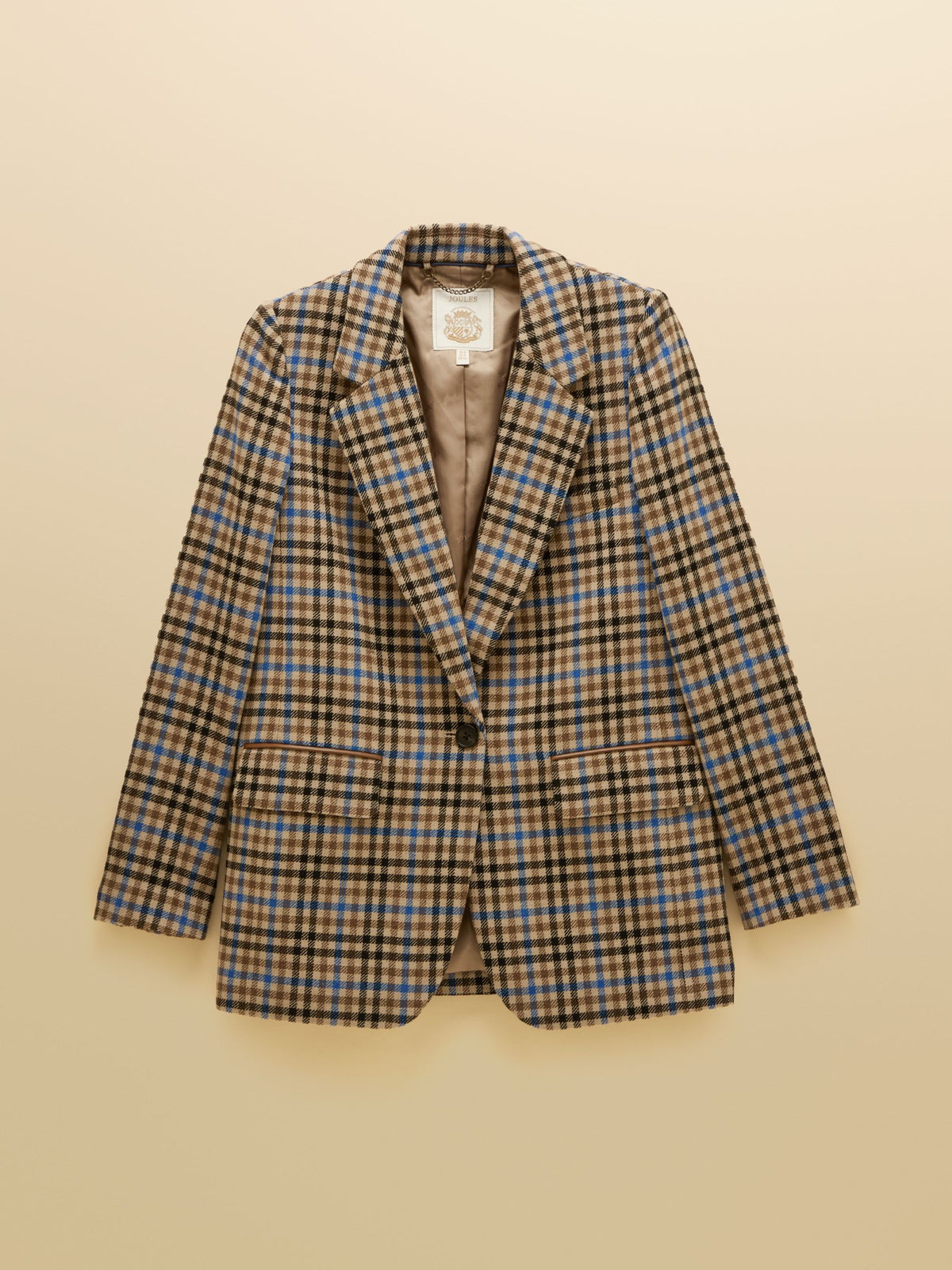 Relaxed Fit Wool Rich Tweed Blazer - Pendle Tweed