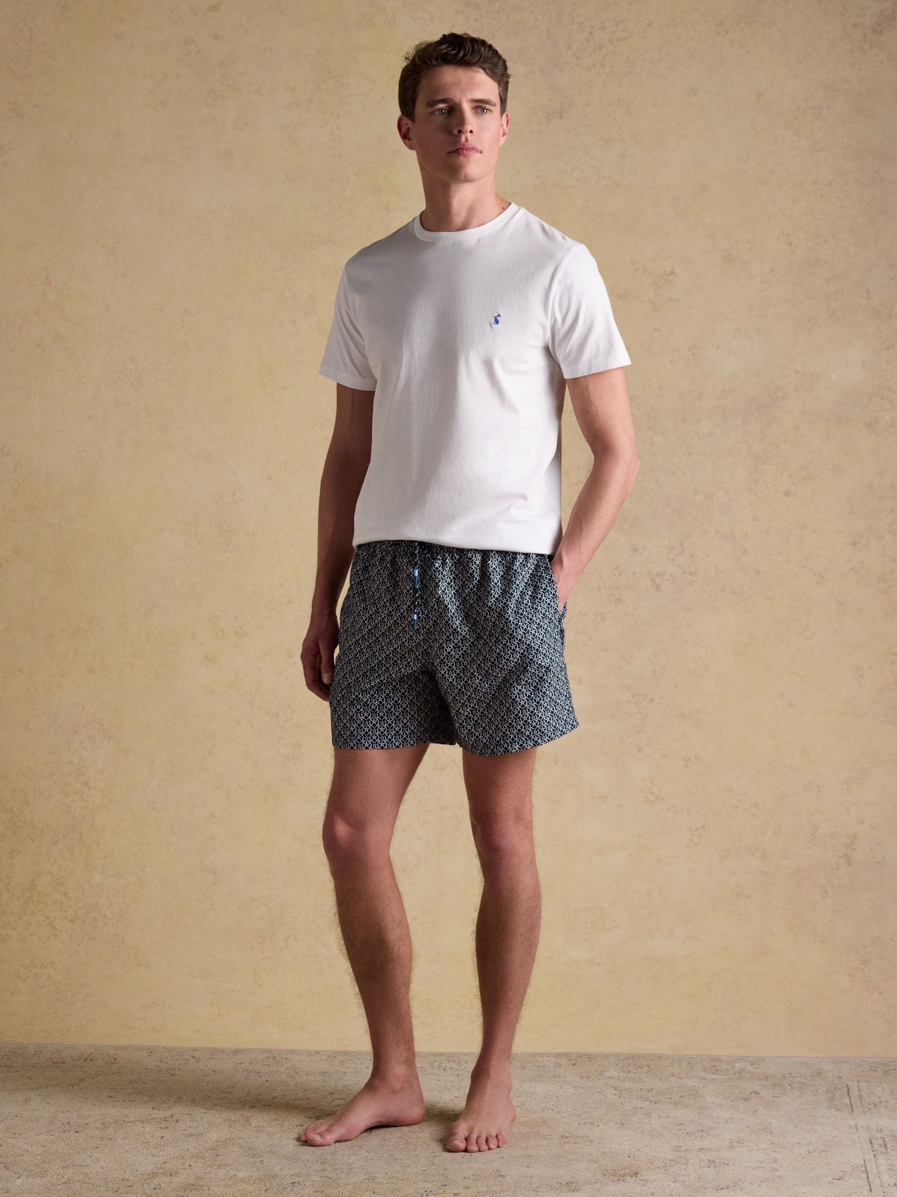 Overton Navy Swimming Shorts