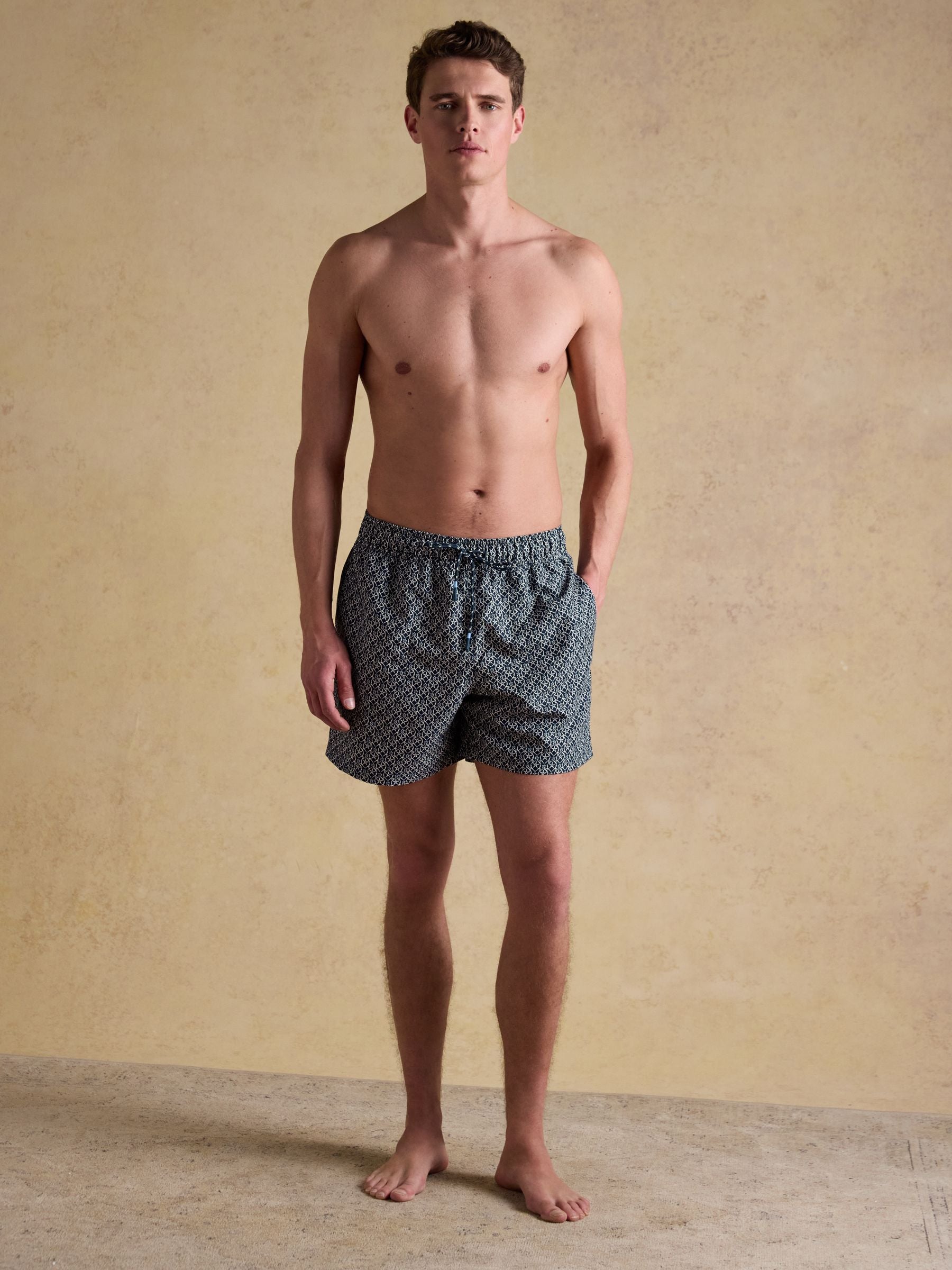 Overton Navy Swimming Shorts
