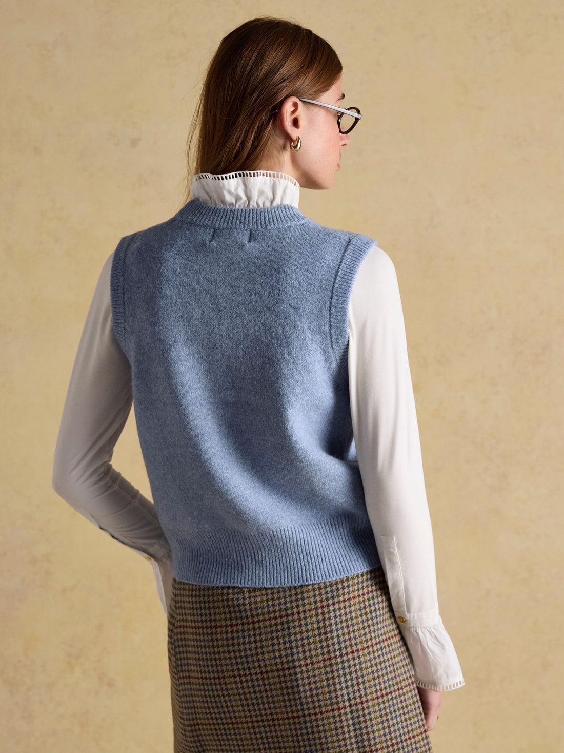 Holly Blue Knitted Vest