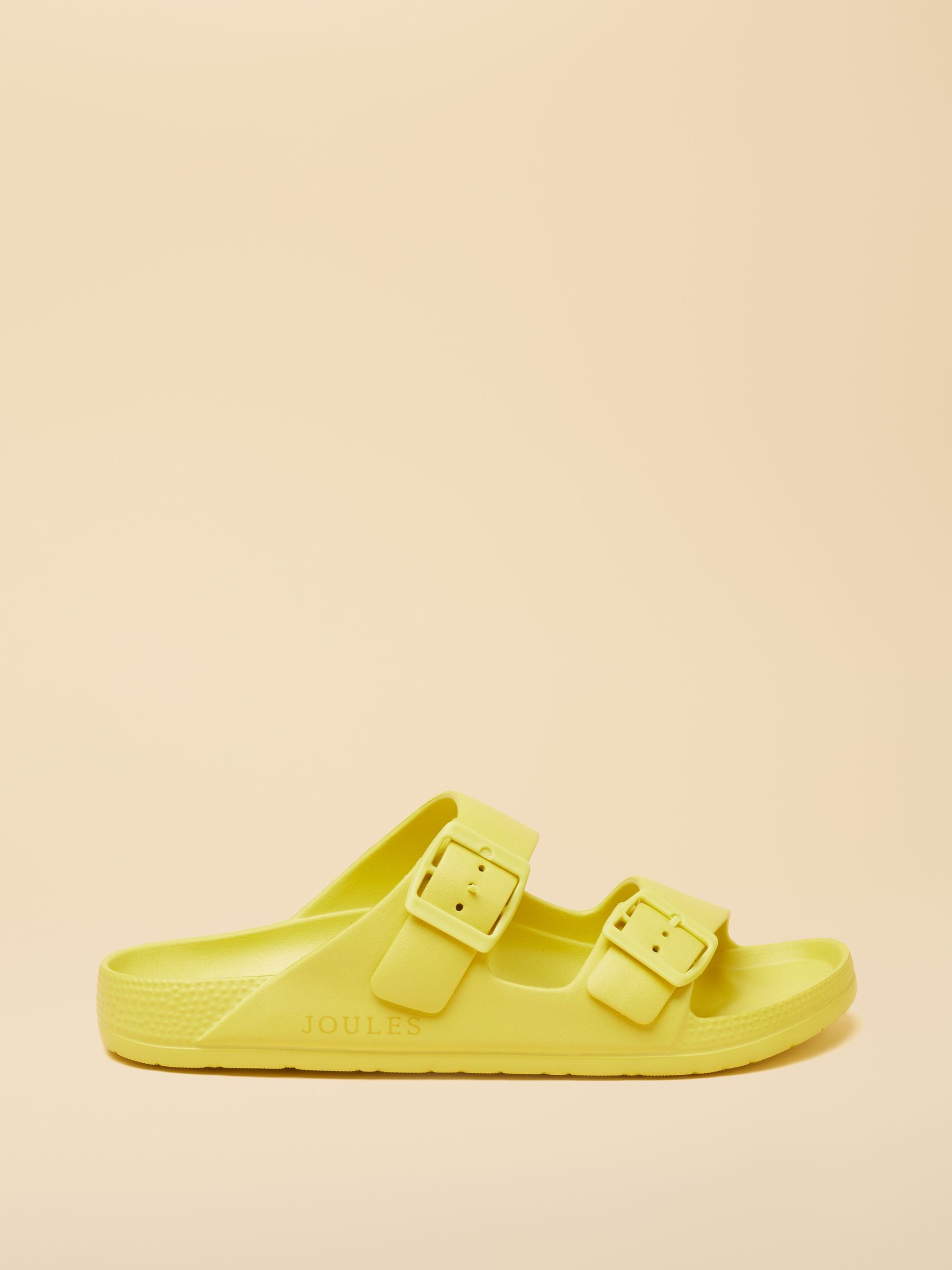 Sunseeker Yellow EVA Double Buckle Sliders