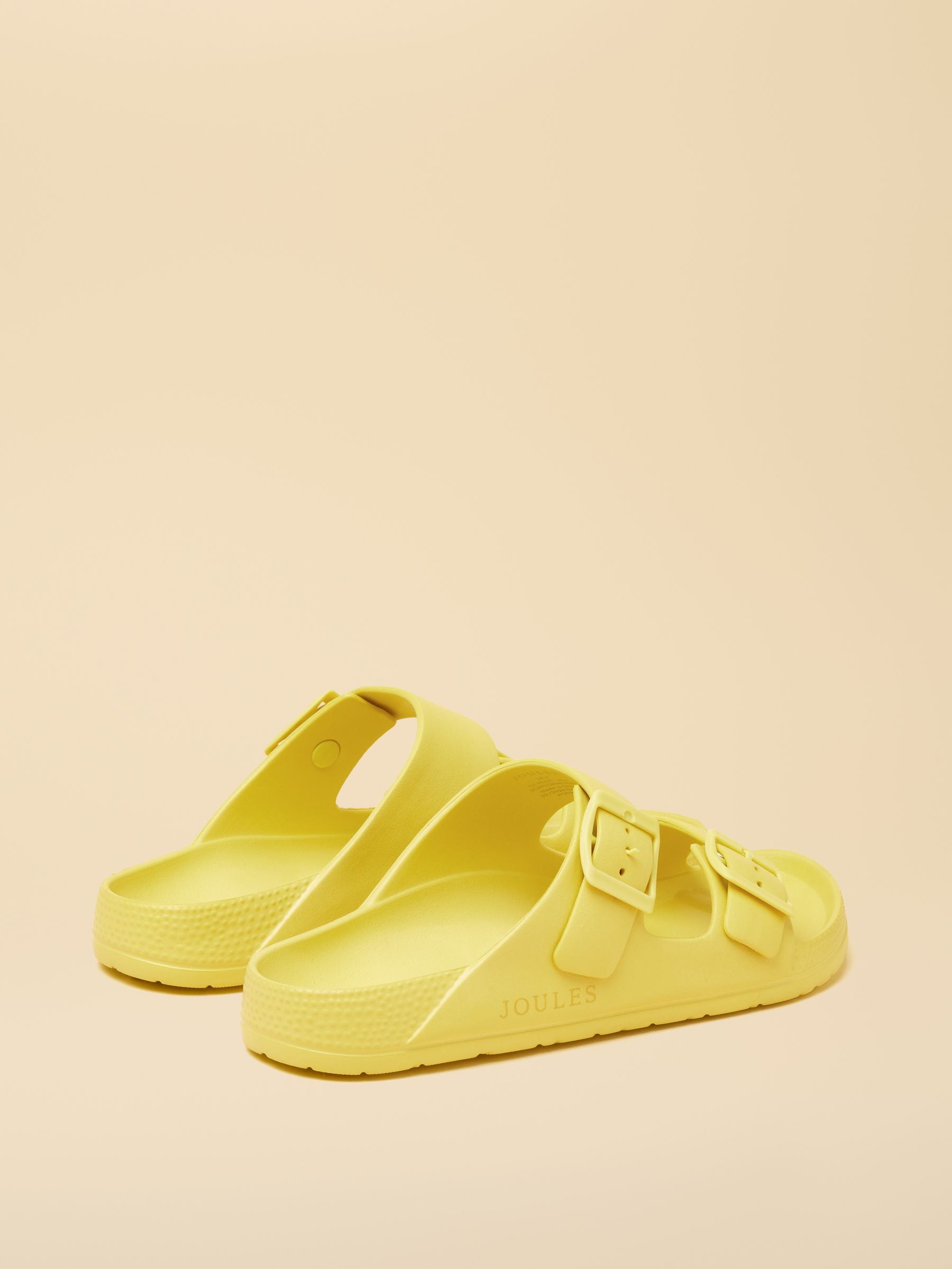Sunseeker Yellow EVA Double Buckle Sliders