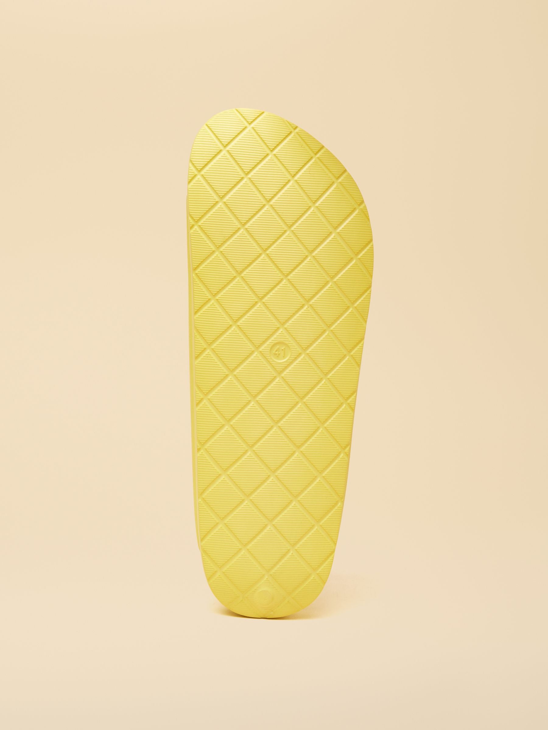 Sunseeker Yellow EVA Double Buckle Sliders