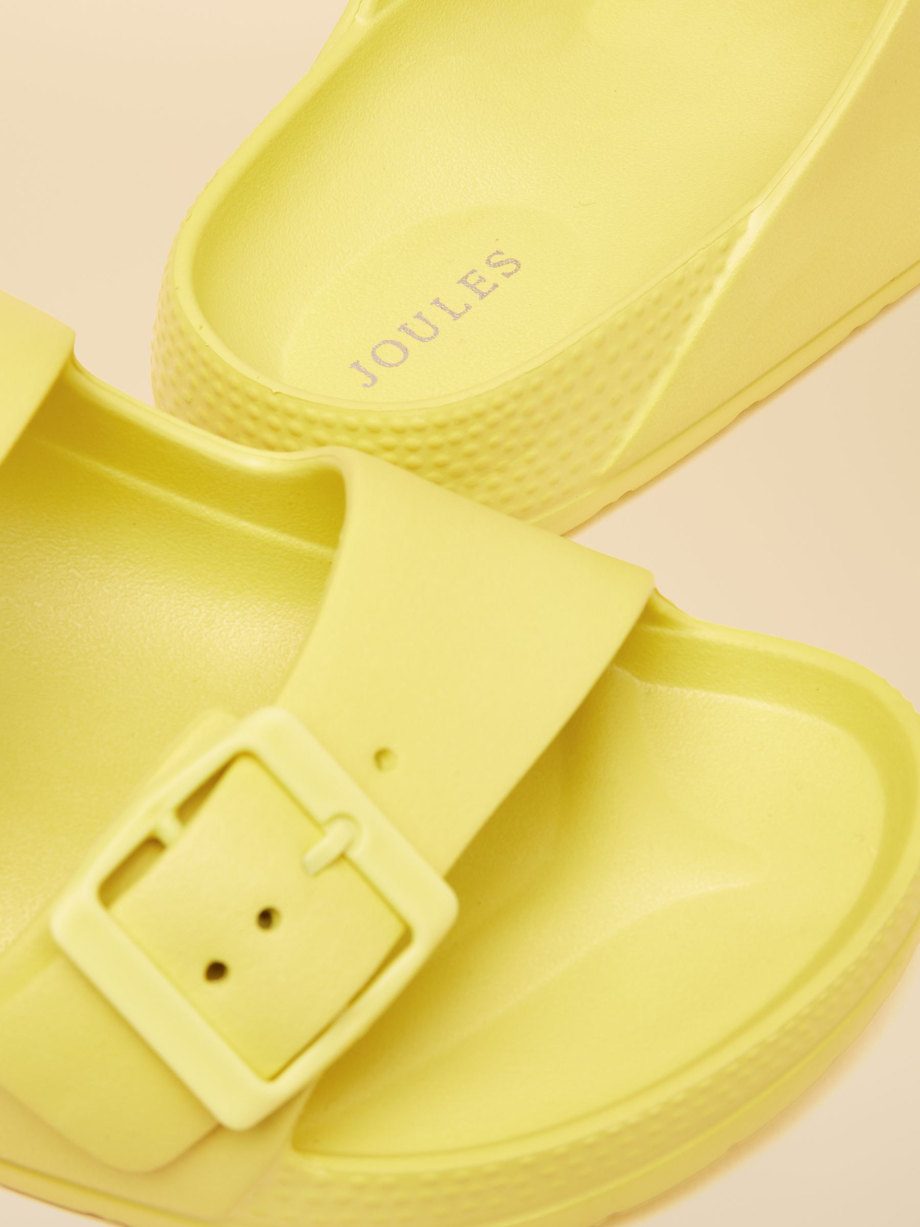 Sunseeker Yellow EVA Double Buckle Sliders