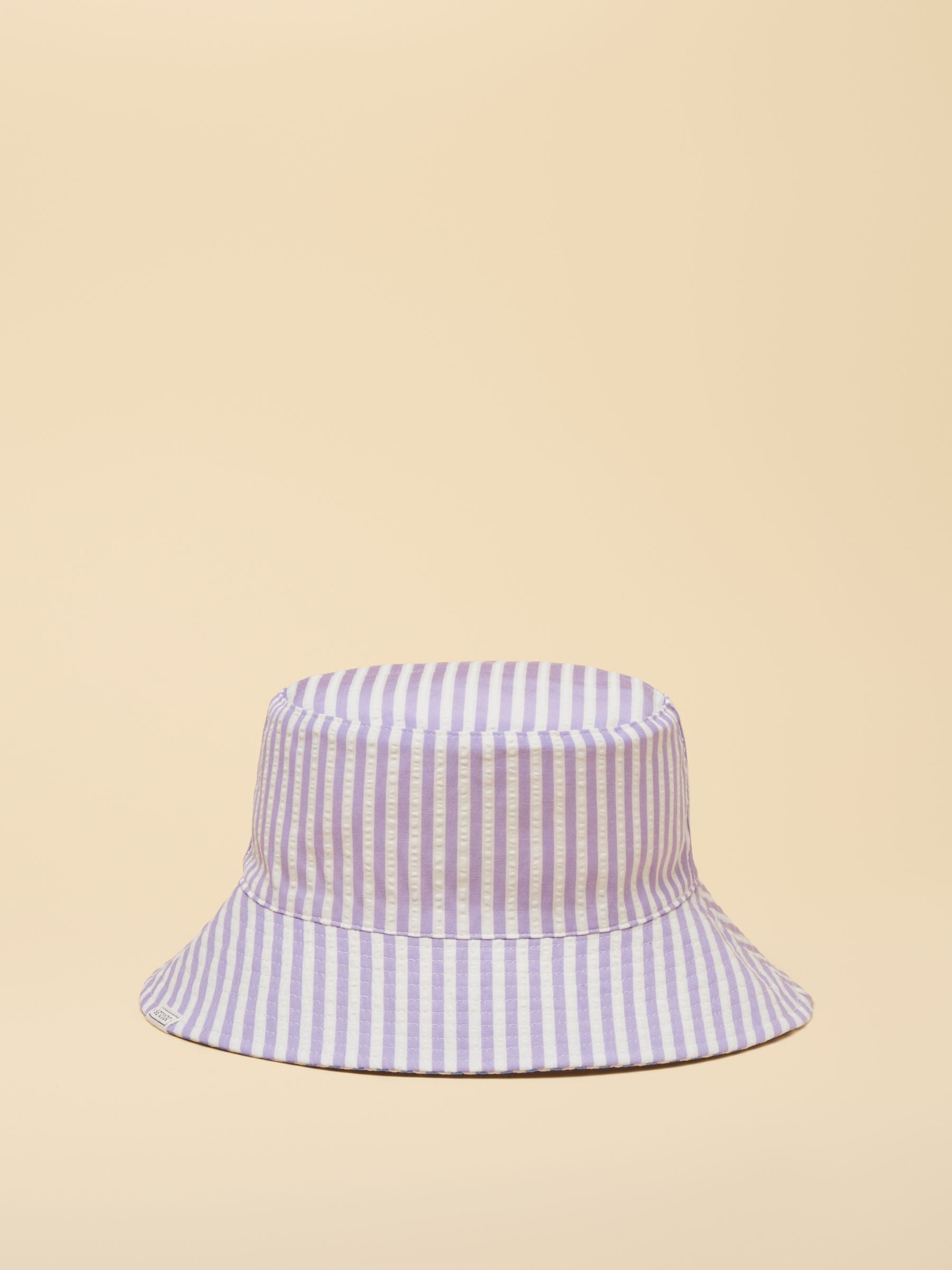 Girls' Bayley Pink Multi Striped Reversible Bucket Hat
