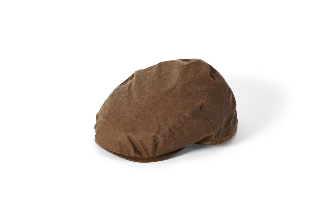 Wax Flat Cap - Coffee