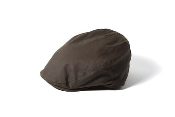 Wax Flat Cap - Olive
